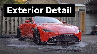 Aston Martin Vantage Satisfying Foam Wash  Exterior Detail  4K [upl. by Femi]