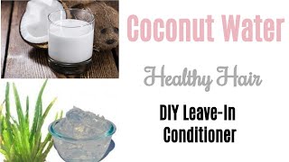 DIY HAIR GROWTH COCONUT MILK DEEP CONDITIONER FOR NATURAL HAIR super easy to make [upl. by Ade600]