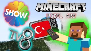 🪄 En Sevilen Türk TV Kanallarının Minecraft Pixel Art Çalışmaları [upl. by Katusha]