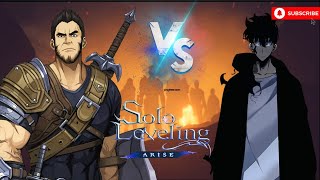 Sung JinWoo vs Hwang DongSoo The Ultimate Showdown sololeveling [upl. by Leisha849]