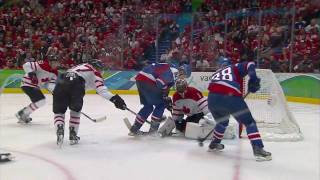 Canada 32 Slovakia  Mens Ice Hockey SemiFinal  Vancouver 2010 Winter Olympics [upl. by Aihsened]