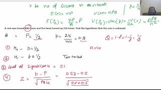 Hypothesis Testing 2 Testing of Proportions [upl. by Reube]