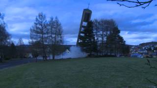 Kirchturm in Fürth fällt Baum [upl. by Satterlee]