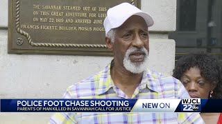 Savannah mans parents request evidence after officer kills him [upl. by Evelinn480]