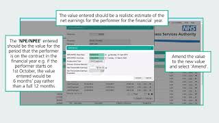 How a Provider can amend Performer Net Pensionable Earnings or Equivalent in Compass  England Only [upl. by Surazal]