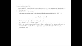 Panel Data Models [upl. by Tiraj438]