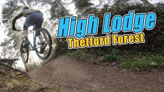 Mountain Biking at High Lodge Thetford Forest  MTB Hardtail [upl. by Aklam586]