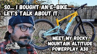 New EBike Day Meet my Rocky Mountain Powerplay Altitude A30 [upl. by Schifra]