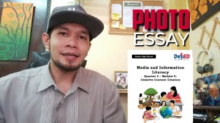 PHOTO ESSAY  Media and Information Literacy  Creative Content Creation  Tagalog [upl. by Okajima127]