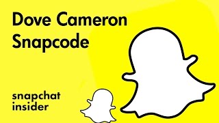 Dove Cameron  Add with Snapchat Snapcode  dovecameron  snapchat insider [upl. by Esyle]