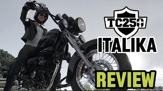 Italika TC 250  Review  ¿vale la pena [upl. by Nivad]