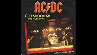 ACDC You Shook Me All Night Long Backing Track BassVocalsOrginal Track [upl. by Ranger]