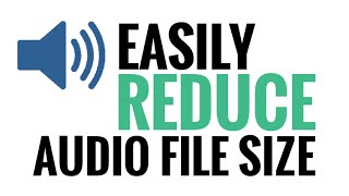 How To Easily Reduce Audio File Size On A Mac  iTunes [upl. by Airres]