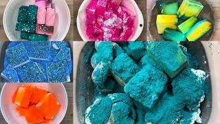 Colorful Fresh amp Dyed Bowl Crushes 😍😍  ASMR  Sleep aid asmr explore viralvideo asmrsounds [upl. by Iidnarb]