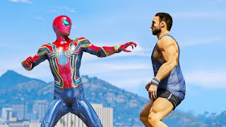 GTA5 SPIDERMAN vs Peds AI Wars  Battle of Ragdolls  30 Minutes of Active ragdoll physics EP 6 [upl. by Fasano70]