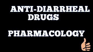 antidiarrheal drugs pharmacology [upl. by Siobhan]