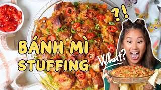 How to turn Crispy Pork Banh Mi into STUFFING  Banh Mi Stuffing Recipe [upl. by Plerre]