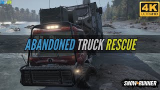 New Truck Vega 66 Snowrunner  Towing Abandoned Truck offroadgames military snowrunner [upl. by Assille]