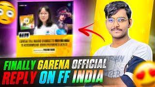 Are Iski Maaka😨Finally Garena Officially Replied On Free Fire India🤡 [upl. by Urian]