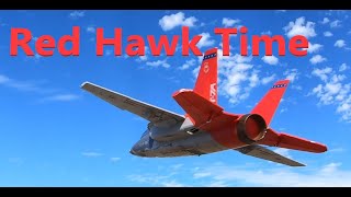 Xfly T7A 64mm Flies Missing Man Red Hawk Flight in LA [upl. by Vonny256]