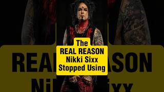 Nikki Sixx Explains Why He Stopped Using motleycrue nikkisixx 80smetal [upl. by Kennie270]