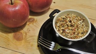 Crumble di Mele e Fiocchi d’avena Senza Burro e Zucchero  La Cucina di Lena [upl. by Malet]