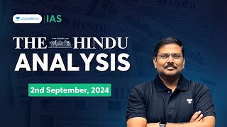 The Hindu Newspaper Analysis LIVE  2nd September 2024  UPSC Current Affairs Today  Shyam Kaggod [upl. by Raquel]