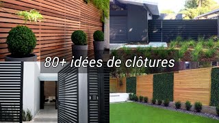 80 idées de clôtures de jardin [upl. by Crowe304]