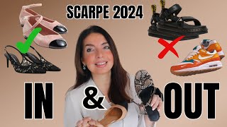 TENDENZE SCARPE 2024 Cosa VA DI MODA e cosa è OUT [upl. by Nodnart]