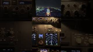 B737 Cockpit Landing in Amsterdam ｜ [upl. by Rorry]