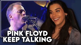 CAPTIVATING First Time Reaction to Pink Floyd  quotKeep Talkingquot [upl. by Ettevy]