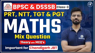 BPSC amp DSSSB  Maths  Mix Question  Class3  PRT NTT TGT amp PGT  Adhyayan Mantra [upl. by Bowen274]