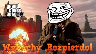 Smieszne sytuacje1GTA4  Wybuchy Rozpierdol [upl. by Sutton44]