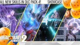 2K Dragon Ball Xenoverse 2  All New Skills In DLC Pack 4  Free Skills Showcase [upl. by Atsiuqal]