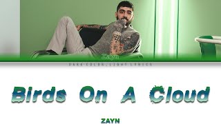 ZAYN Birds On A Cloud Lyrics Color Coded ENGESP [upl. by Lefton846]