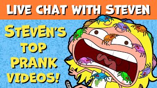 StEvEn’s Top Pranks Special Hilarious Practical Jokes  LIVE CHAT [upl. by Anastos]