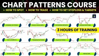 Become a Chart Patterns BEAST  3 Hours of Uninterrupted Chart pattern course for beginners💯😎 [upl. by Ibbob]