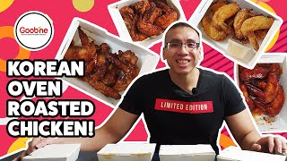 First Ever Oven Roasted Korean Chicken  Goobne Chicken Review [upl. by Abisha]