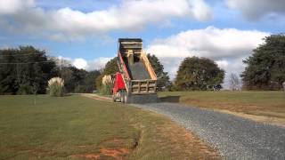 GRAVEL DELIVERY AND SPREADING IN CHARLOTTE NC [upl. by Lladnew]