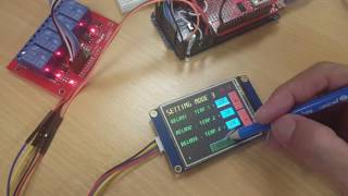 Nextion LCD Temperature control [upl. by Aissila]