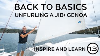 How to Unfurl a Jib Genoa Headsail  Inspire and Learn Basics  TMG Yachts [upl. by Neibaf]