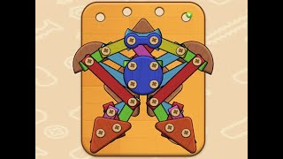 Wood amp Screw Puzzle  Game Video  Ans32 Game [upl. by Elauqsap]