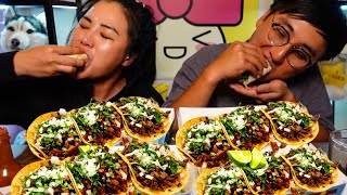 HOMEMADE TACOS l GIVEAWAY l MUKBANG [upl. by Ogg791]