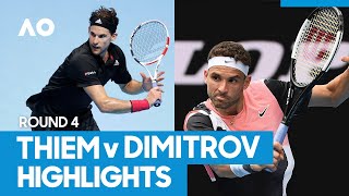 Dominic Thiem vs Grigor Dimitrov Match Highlights 4R  Australian Open 2021 [upl. by Henley]