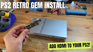 Add HDMI to your PS2 Slim PixelFX Retro Gem install and demonstration [upl. by Urata]