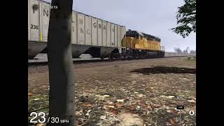 Trainz simulator 3 Union Pacific train [upl. by Glick]