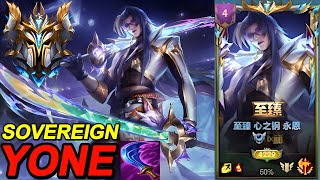 Wild Rift Yone Mid  China Sovereign 103LP Rank Gameplay  Prestige Heartsteel Yone Skin  Build [upl. by Leahcim983]