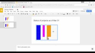 Group of rectangles  Effective Presentation Visuals using Google SheetsSlides [upl. by Judenberg]