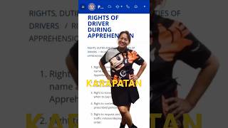 TRAFFIC VIOLATION Mga KARAPATAN ng Driver RIDER Kapag Sya Ay Nahuli LizGMotoCorner [upl. by Kiele]