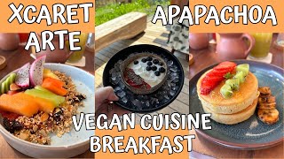 XCARET ARTE  APAPACHOA  VEGAN CUISINE BREAKFAST [upl. by Niwred]